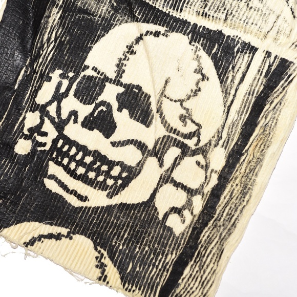 BLACK METAL Waxed Corduroy Wide Pants by Digital Trenches - Picture 3 of 4